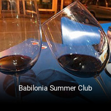 Babilonia Summer Club reservar mesa