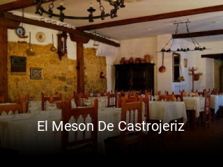 Reserve ahora una mesa en El Meson De Castrojeriz