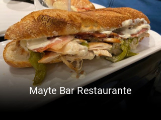 Reserve ahora una mesa en Mayte Bar Restaurante