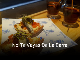 Reserve ahora una mesa en No Te Vayas De La Barra