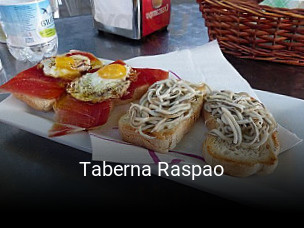 Reserve ahora una mesa en Taberna Raspao