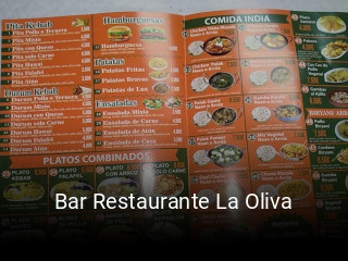 Reserve ahora una mesa en Bar Restaurante La Oliva