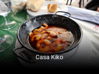 Casa Kiko reserva de mesa