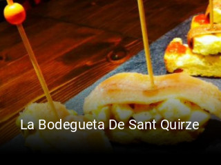 La Bodegueta De Sant Quirze reserva de mesa