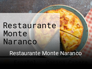 Restaurante Monte Naranco reserva de mesa