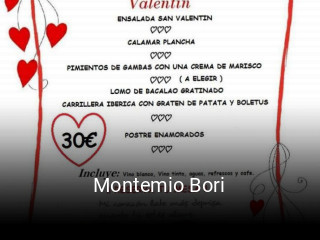 Montemio Bori reserva de mesa