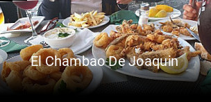 Reserve ahora una mesa en El Chambao De Joaquin