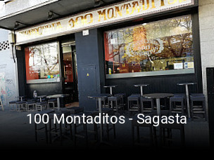 Reserve ahora una mesa en 100 Montaditos - Sagasta