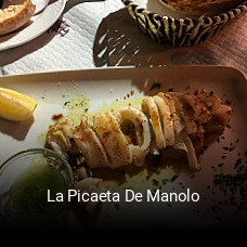 Reserve ahora una mesa en La Picaeta De Manolo