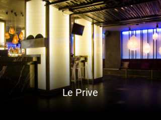 Reserve ahora una mesa en Le Prive