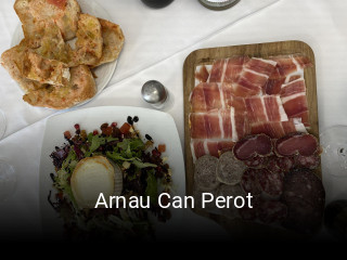 Reserve ahora una mesa en Arnau Can Perot