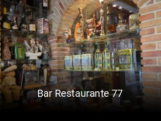 Reserve ahora una mesa en Bar Restaurante 77