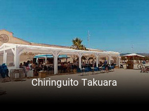 Reserve ahora una mesa en Chiringuito Takuara