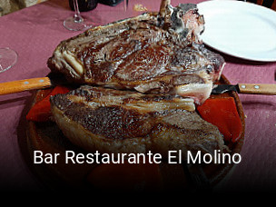 Reserve ahora una mesa en Bar Restaurante El Molino