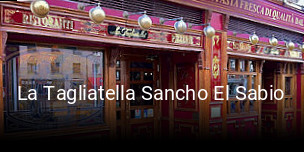 La Tagliatella Sancho El Sabio reservar mesa