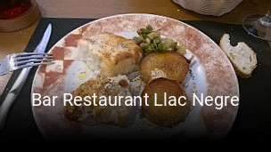 Bar Restaurant Llac Negre reservar mesa