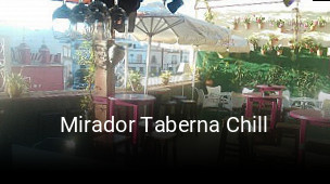 Mirador Taberna Chill reservar mesa