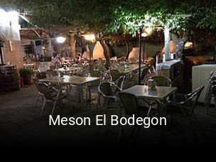 Reserve ahora una mesa en Meson El Bodegon