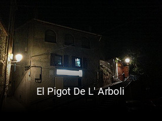 El Pigot De L' Arboli reservar en línea