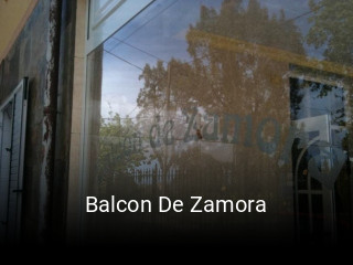 Reserve ahora una mesa en Balcon De Zamora