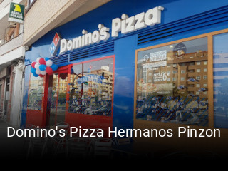 Domino's Pizza Hermanos Pinzon reservar mesa
