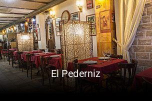 Reserve ahora una mesa en El Pederniz