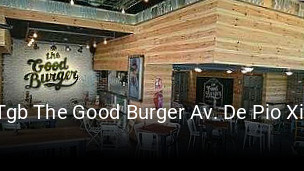 Reserve ahora una mesa en Tgb The Good Burger Av. De Pio Xii