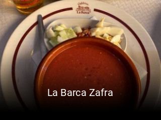 Reserve ahora una mesa en La Barca Zafra
