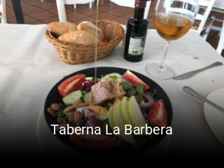 Taberna La Barbera reserva de mesa