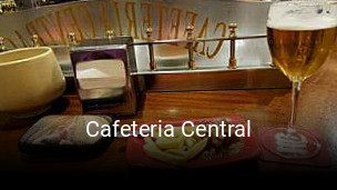 Cafeteria Central reservar mesa