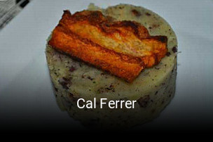 Cal Ferrer reserva de mesa