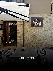 Cal Ferrer reservar mesa
