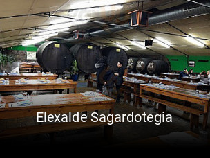 Reserve ahora una mesa en Elexalde Sagardotegia