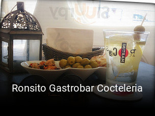 Ronsito Gastrobar Cocteleria reservar en línea