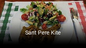 Reserve ahora una mesa en Sant Pere Kite