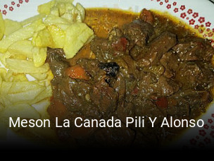 Meson La Canada Pili Y Alonso reserva de mesa