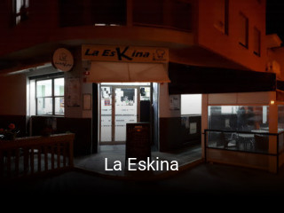 La Eskina reserva de mesa