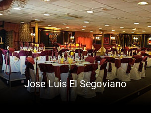 Jose Luis El Segoviano reserva de mesa