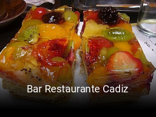 Bar Restaurante Cadiz reserva de mesa