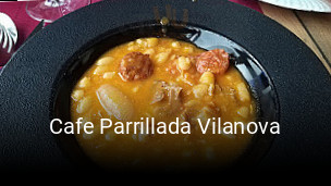Cafe Parrillada Vilanova reservar mesa