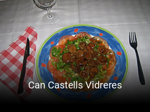 Can Castells Vidreres reservar mesa