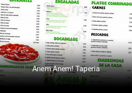Reserve ahora una mesa en Anem Anem! Taperia