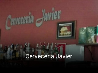 Cerveceria Javier reservar en línea