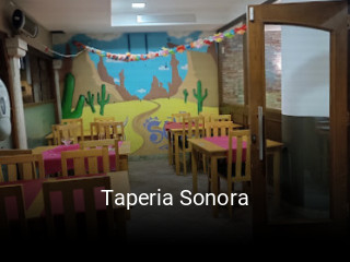 Taperia Sonora reservar en línea