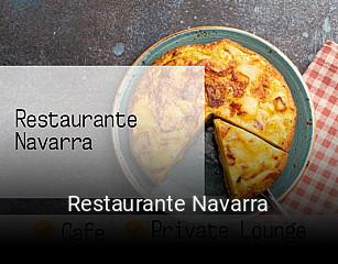 Restaurante Navarra reservar mesa