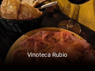 Vinoteca Rubio reserva de mesa