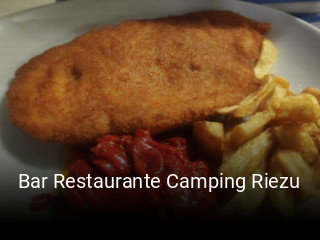 Reserve ahora una mesa en Bar Restaurante Camping Riezu