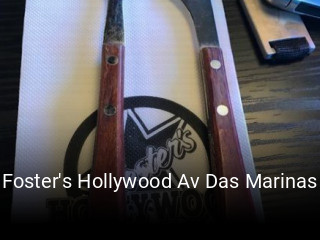 Reserve ahora una mesa en Foster's Hollywood Av Das Marinas
