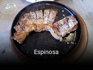 Espinosa reservar mesa