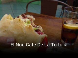 Reserve ahora una mesa en El Nou Cafe De La Tertulia